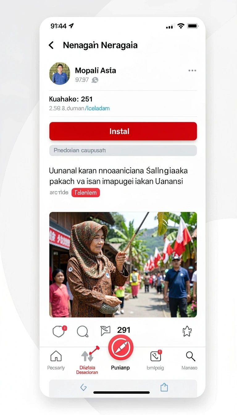 Tampilan utama aplikasi Review Aplikasi nx303 yang intuitif dan efisien.