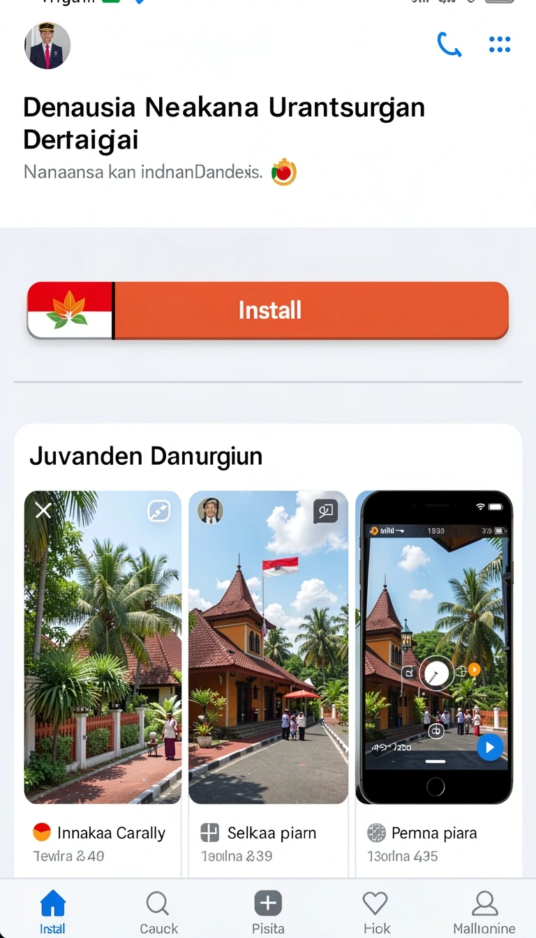 Tampilan utama aplikasi Review Aplikasi menyala78 yang intuitif dan efisien.