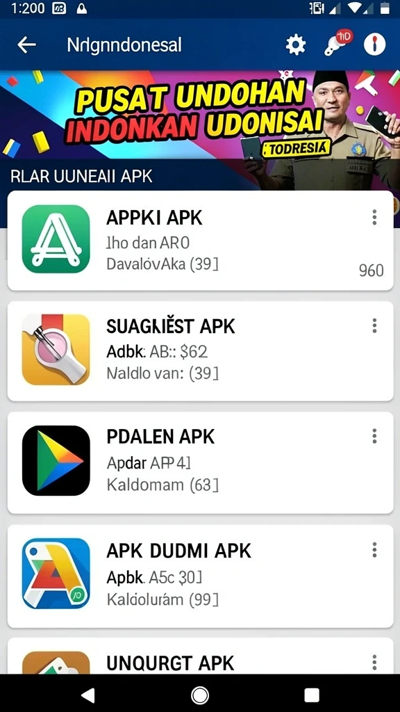 Tampilan utama aplikasi Review Aplikasi indslot yang intuitif dan efisien.
