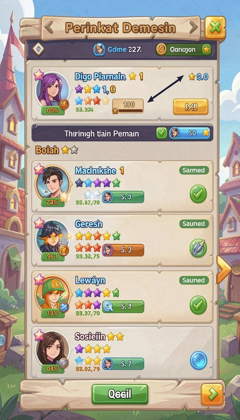 Tampilan utama aplikasi Review Aplikasi marquee yang intuitif dan efisien.