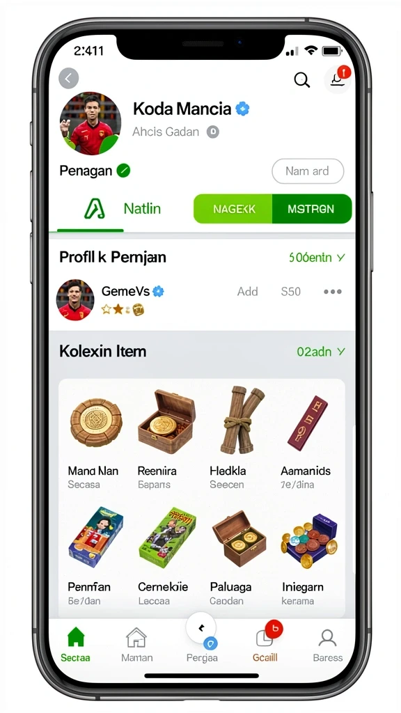 Tampilan utama aplikasi Review Aplikasi terong123 yang intuitif dan efisien.